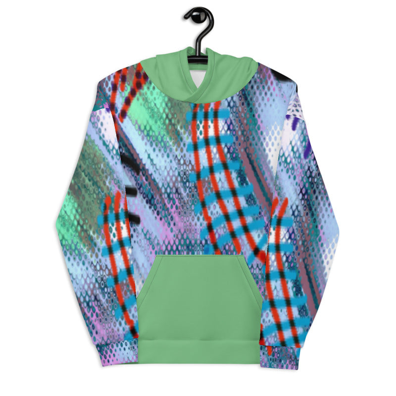 Tribal Set 1 Hoodie, Design TRIB123 light green, NO LOGO