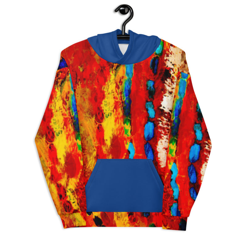 Tribal Set 1 Hoodie, TRIB130 Blue, NO LOGO