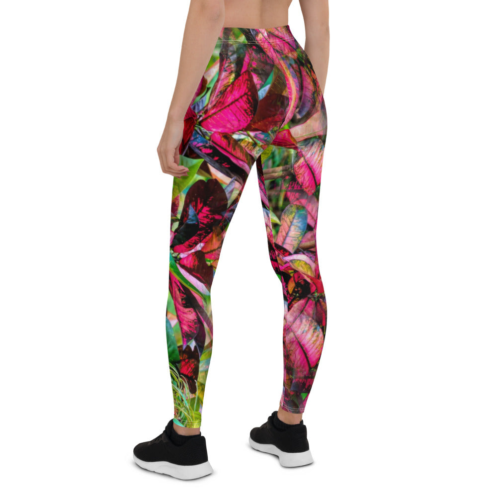 Hipster Leggings, casual wear, Tropical design, TROP123