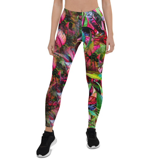 Hipster Leggings, casual wear, Tropical design, TROP123