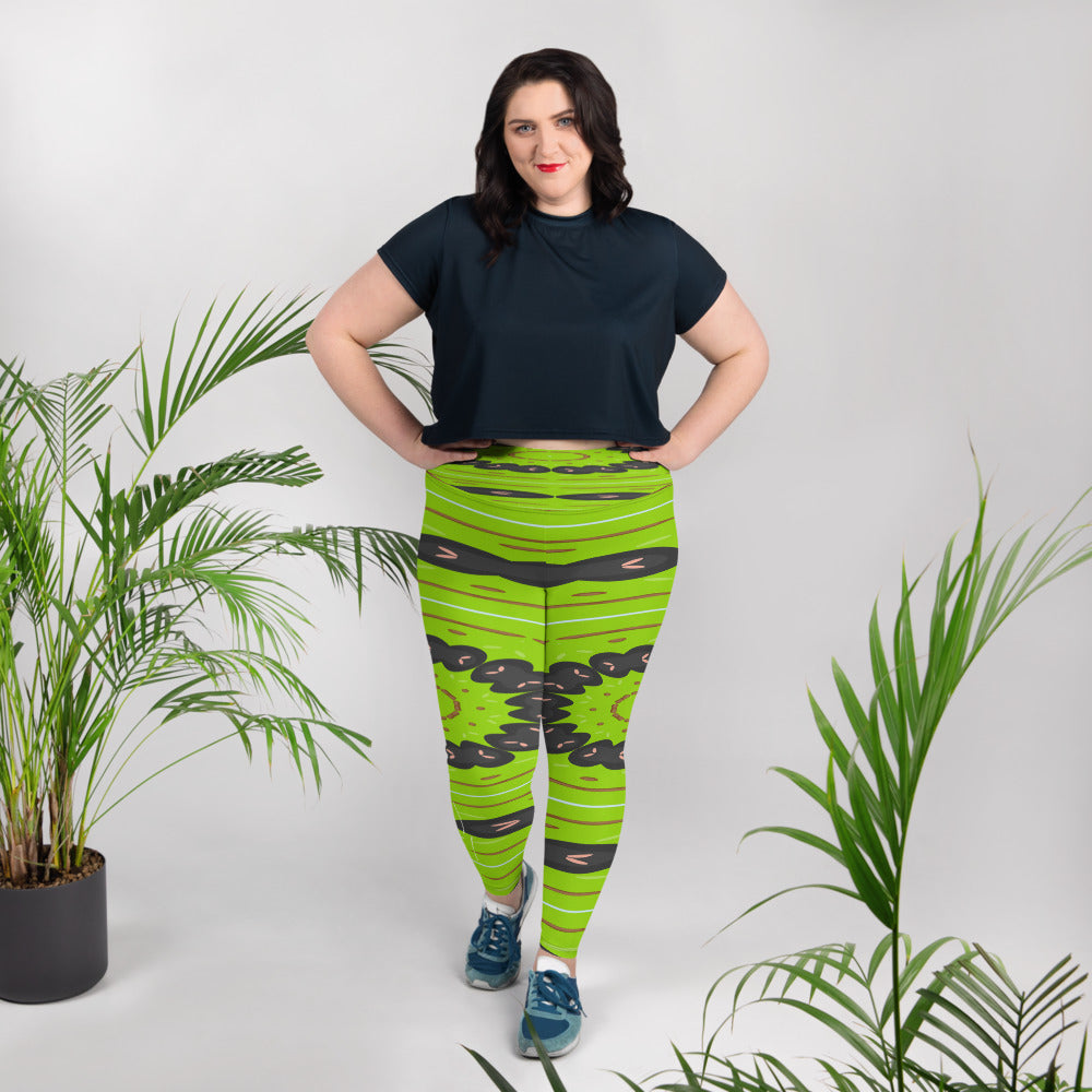 plus size leggings, 2xl to 6xl, design PDS153