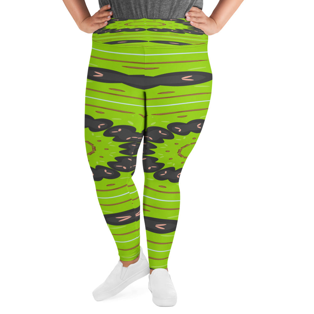 plus size leggings, 2xl to 6xl, design PDS153