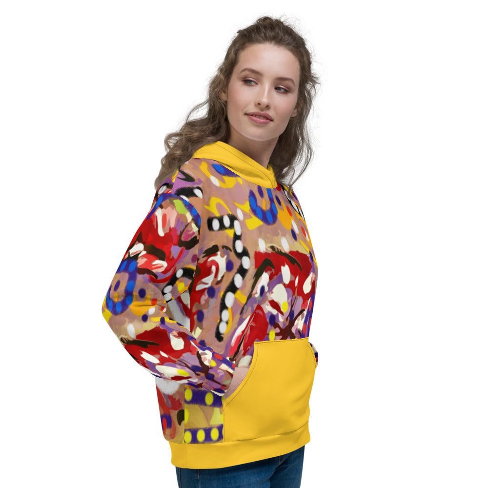 Tribal Set 1 Hoodie, TRIB127 yellow, NO LOGO