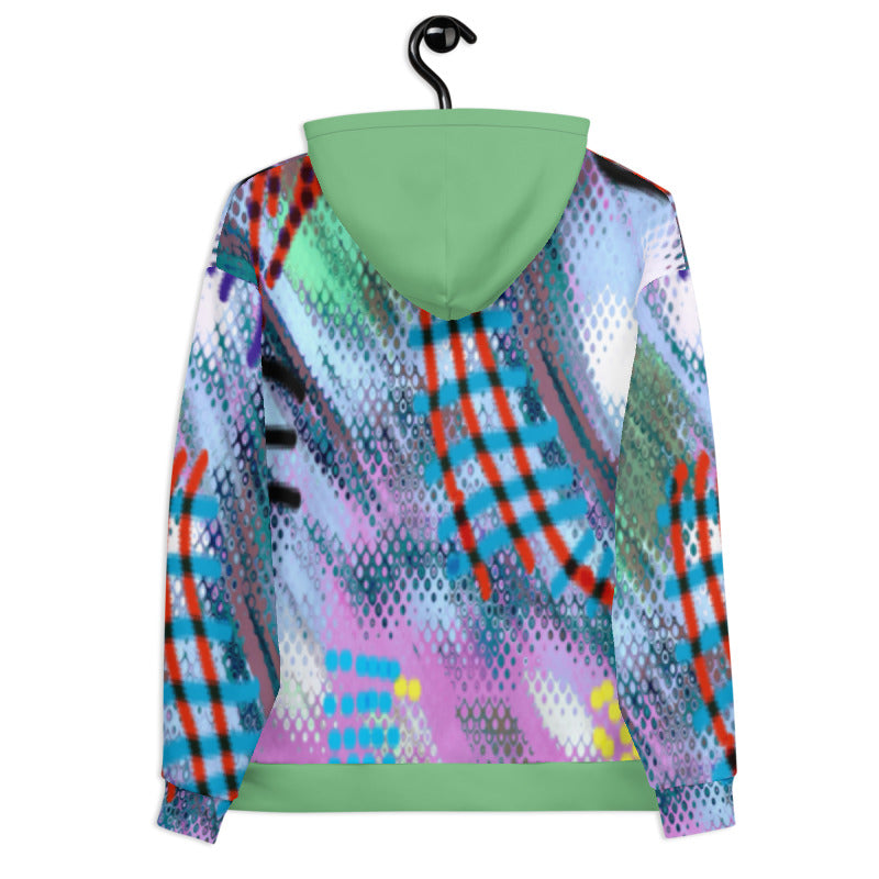 Tribal Set 1 Hoodie, Design TRIB123 light green, NO LOGO